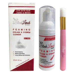 Lash & Brow Foaming Cleanser With Brush